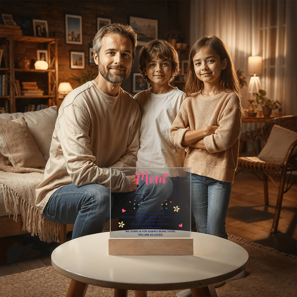 Andenken-Acryl-Paket – Mama – Ich bin für immer dankbar