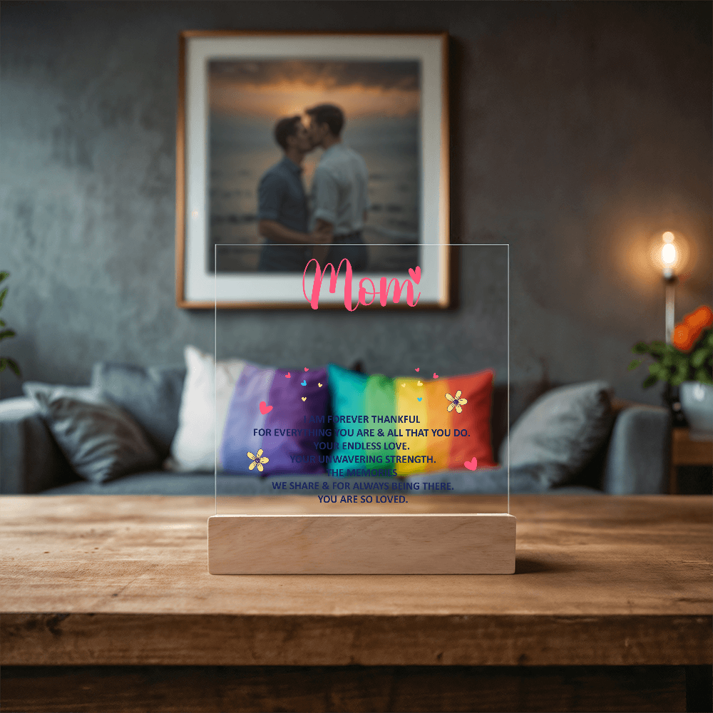 Andenken-Acryl-Paket – Mama – Ich bin für immer dankbar