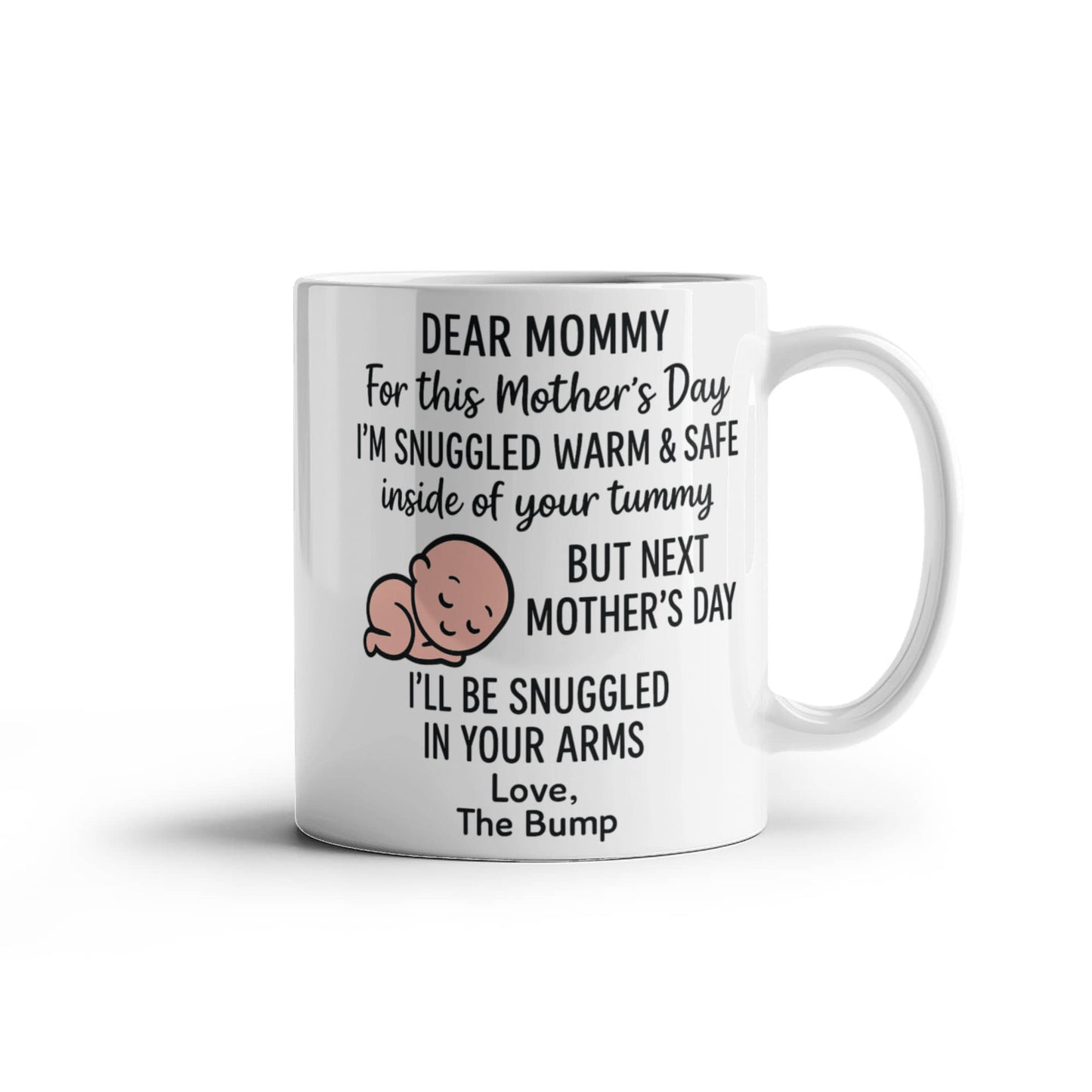 Querida mami, estoy acurrucada aquí hasta el próximo Día de la Madre Taza de Café