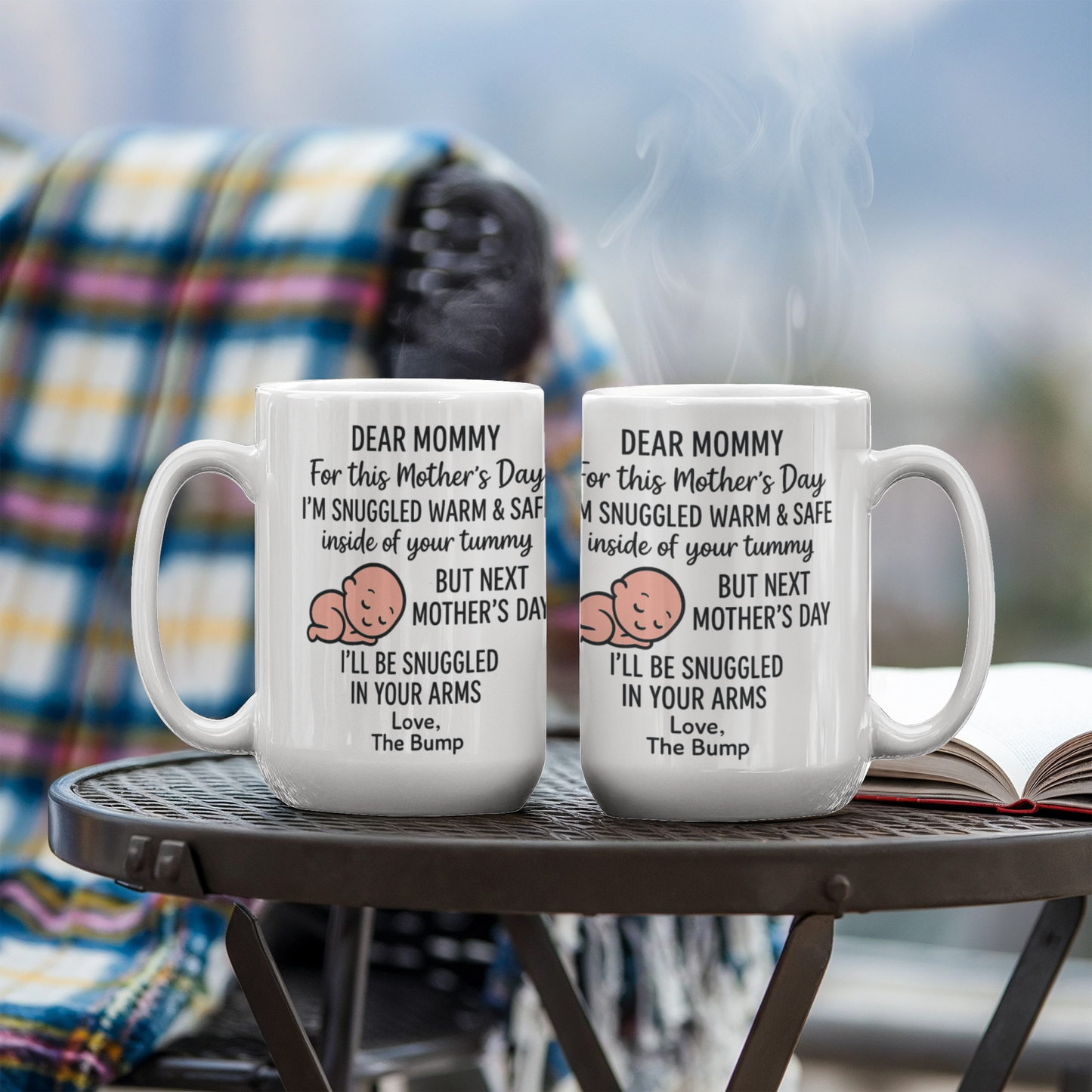 Querida mami, estoy acurrucada aquí hasta el próximo Día de la Madre Taza de Café