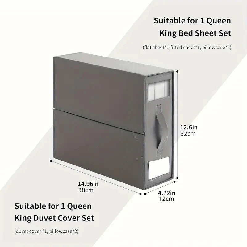 Easy Bed Sheet Organizer Box
