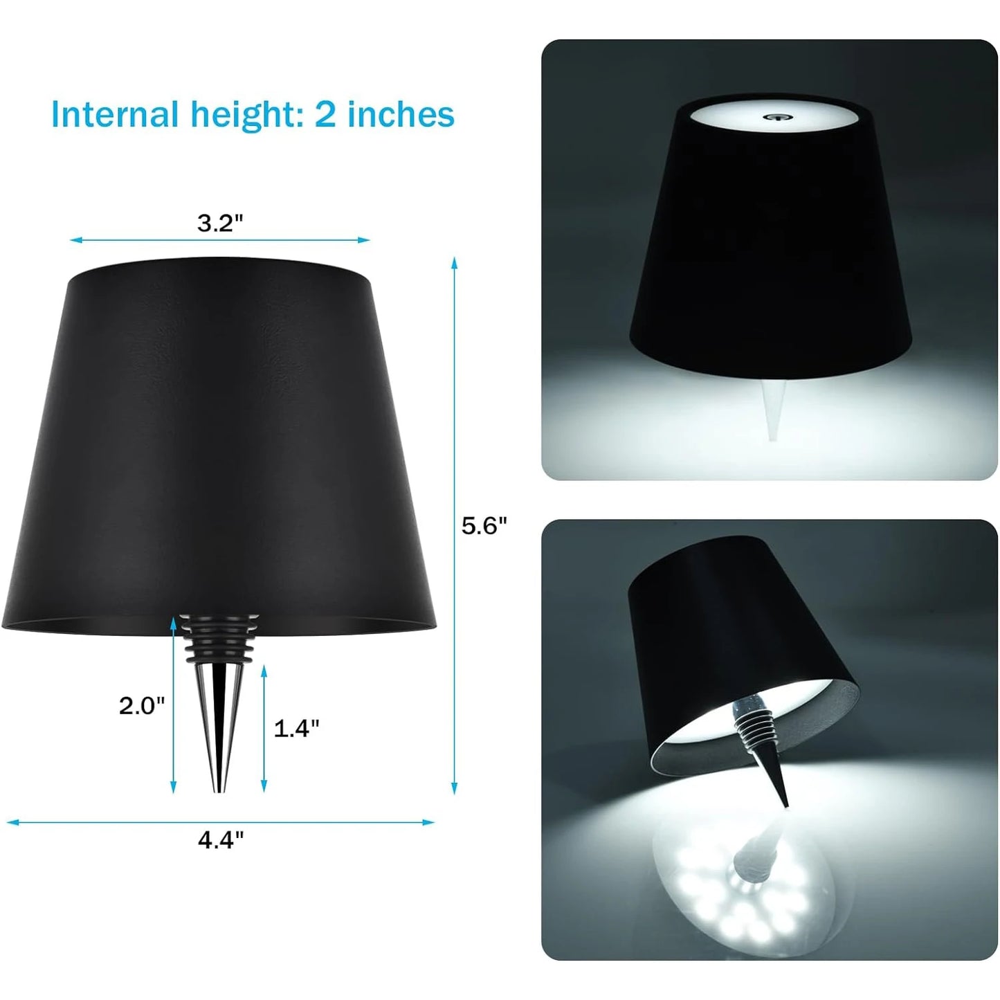 EcoGlow wiederverwendbare Flaschenlampe