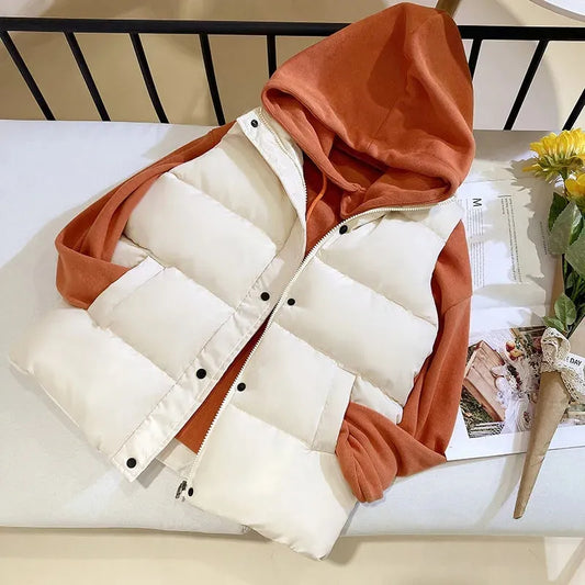 Übergroße Pufferjacken | Hält warm und ist stylisch | Weiß