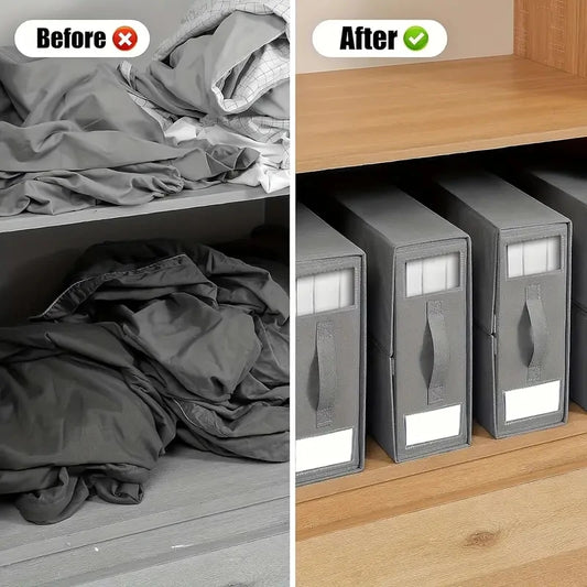 Easy Bed Sheet Organizer Box