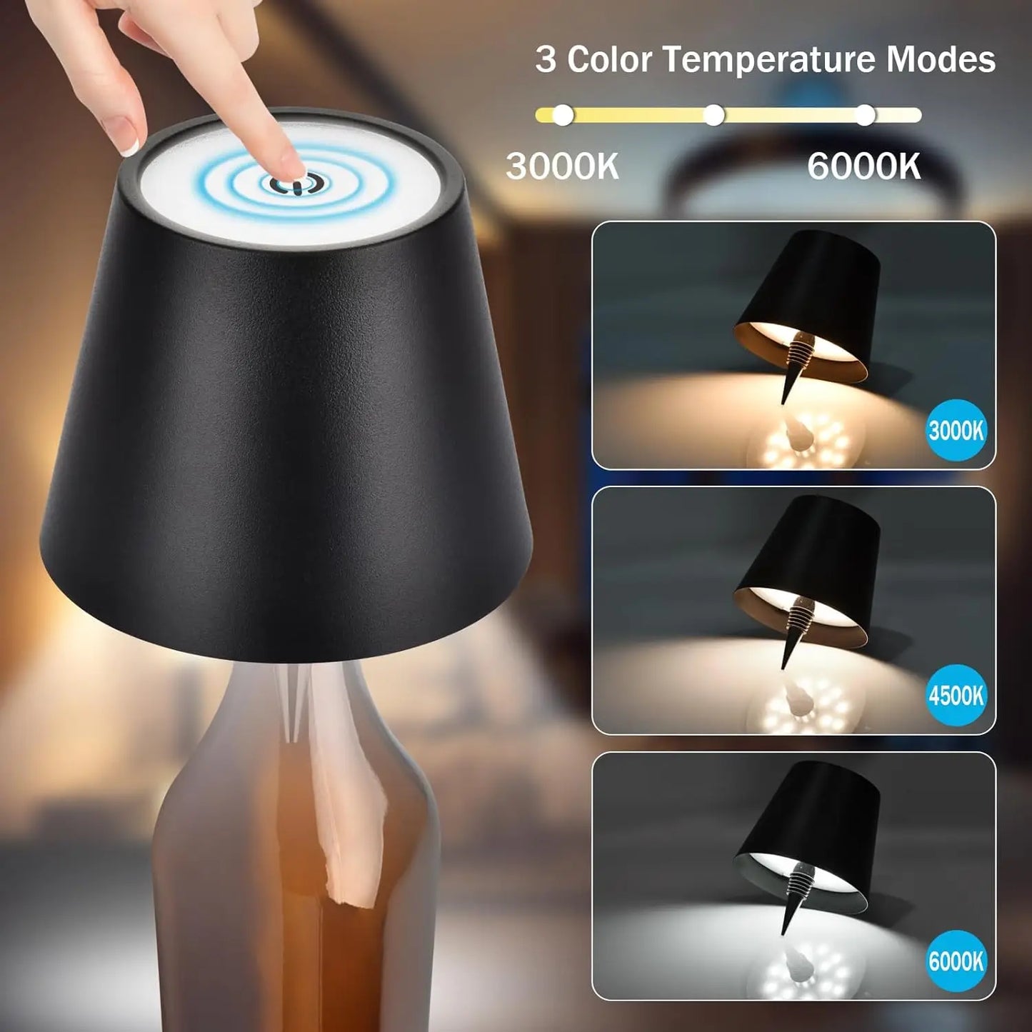 EcoGlow wiederverwendbare Flaschenlampe