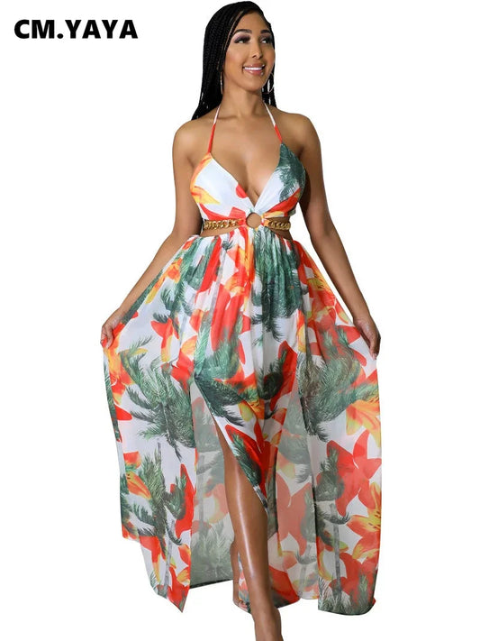 Floral Elegance Maxi Dress