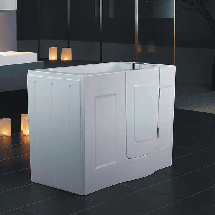 Bañera combinada segura para personas mayores con puerta de acceso 