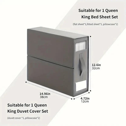 Einfache Bettlaken-Organizer-Box
