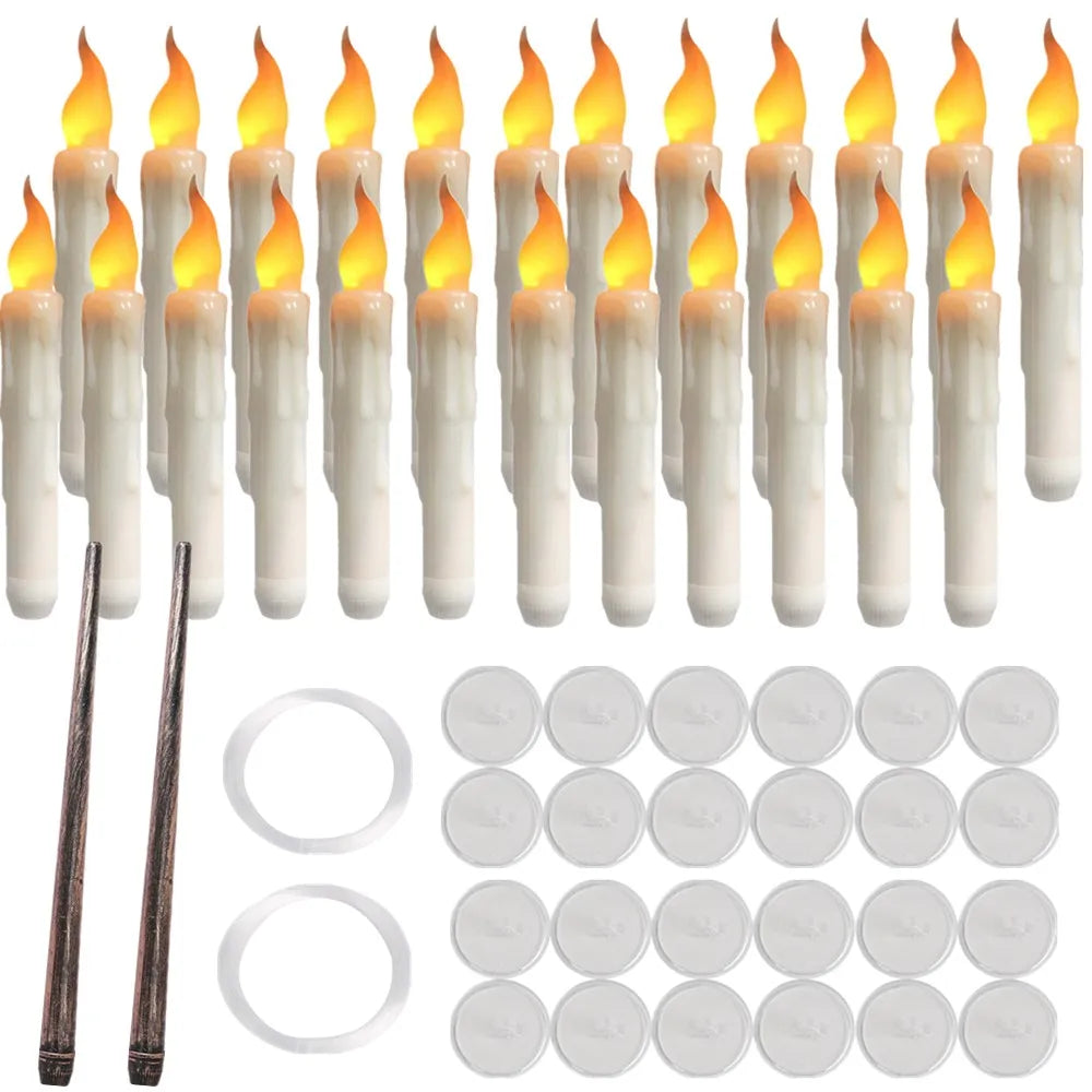 Juego de velas LED flotantes mágicas