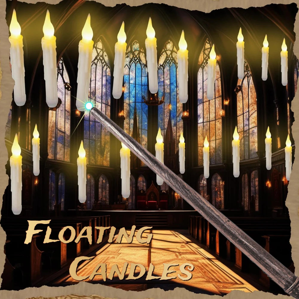 Juego de velas LED flotantes mágicas