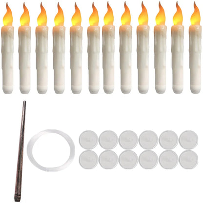 Juego de velas LED flotantes mágicas