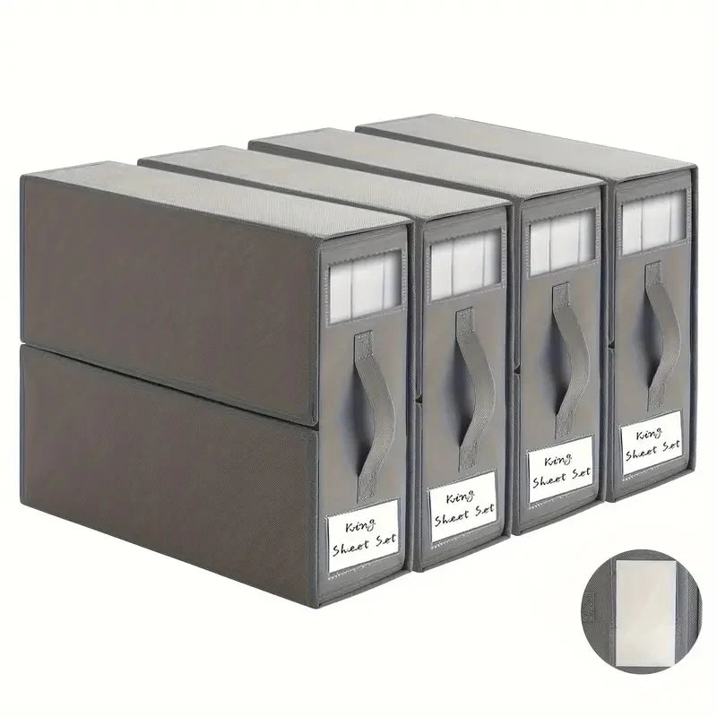 Einfache Bettlaken-Organizer-Box