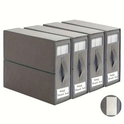 Einfache Bettlaken-Organizer-Box